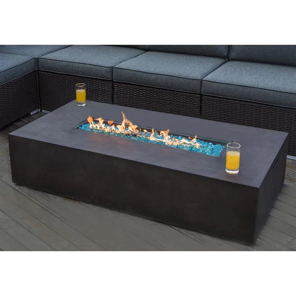 [Sample] Sonder Sandstone 56'' W Magnesium Oxide Propane Outdoor Fire Pit Table
