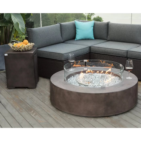 [Sample] Sonder 42'' W Magnesium Oxide Propane Outdoor Fire Pit Table